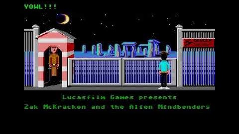 zak mckracken & the alien mindbenders preview for Atari ST (demo mode)