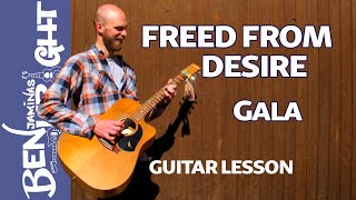 Freed From Desire - Gala - Guitar Lesson