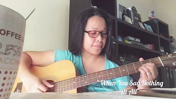 When You Say Nothing At All Easy Fingerstyle by Guitargurl