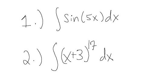 [1] Indefinite Integration Using U-Substitution (Easy Level Part 1) AND brief introduction