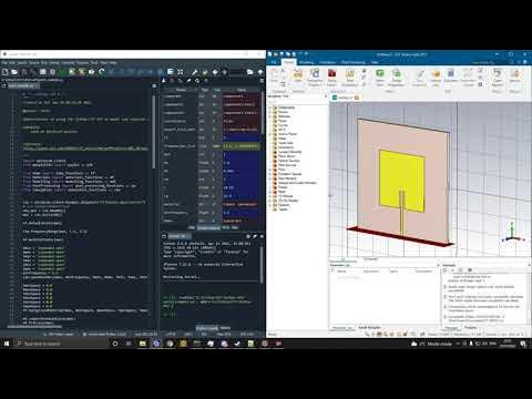 CST Python API/Wrapper Demonstration - YouTube