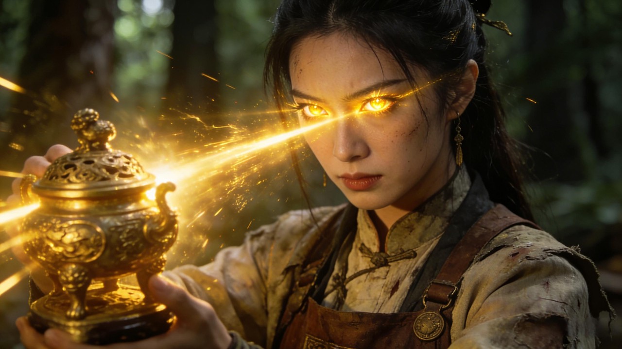 She accidentally got X-ray vision and can see through things to tell if they're real or fake.