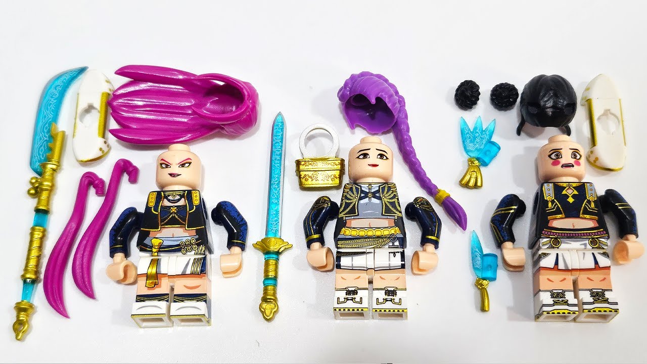 LEGO KPop Demon Hunters | Rumi | Zoey | Mira | HUNTRIX | Kpop 獵