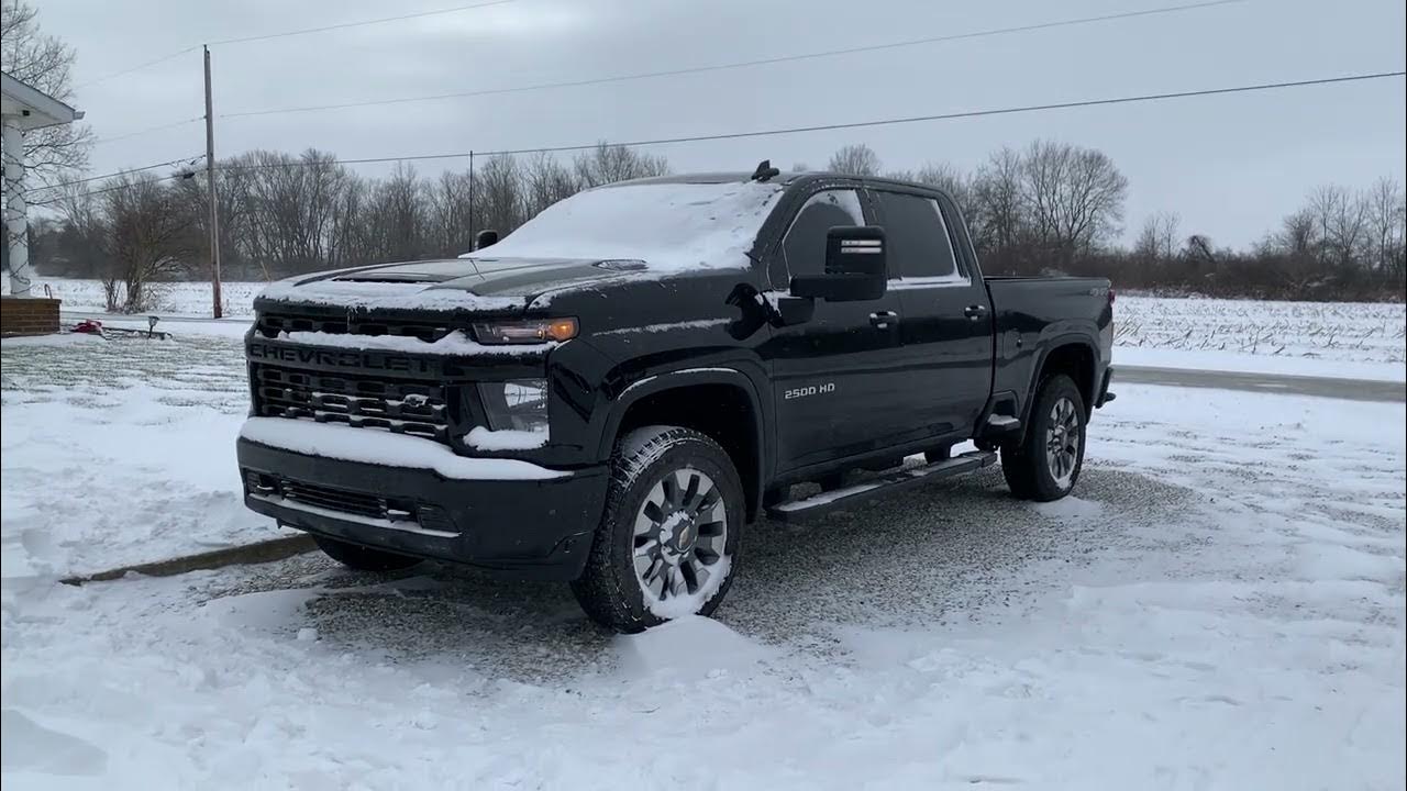 2022 Chevy Duramax cold start unplugged - YouTube