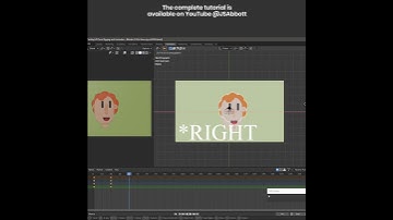 2D Face Rig & Animation in Blender | #shorts