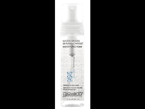 Giovanni Hair Styling Foam Natural Mousse Air Turbo Charged 7 Fl