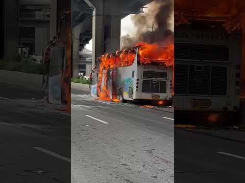 School bus catches fire, students killed, injured