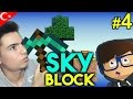 Minecraft SkyBlock - Bölüm 4 - KAKTÜS FARMI ! w/ Mustafa Akyüz