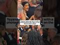 Teyana Taylor got into it with a photographer last night after he shoved her #teyanataylor #oscars