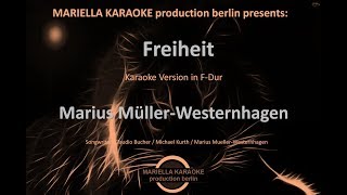 Marius Müller Westernhagen - Freiheit (Karaoke Version) chords