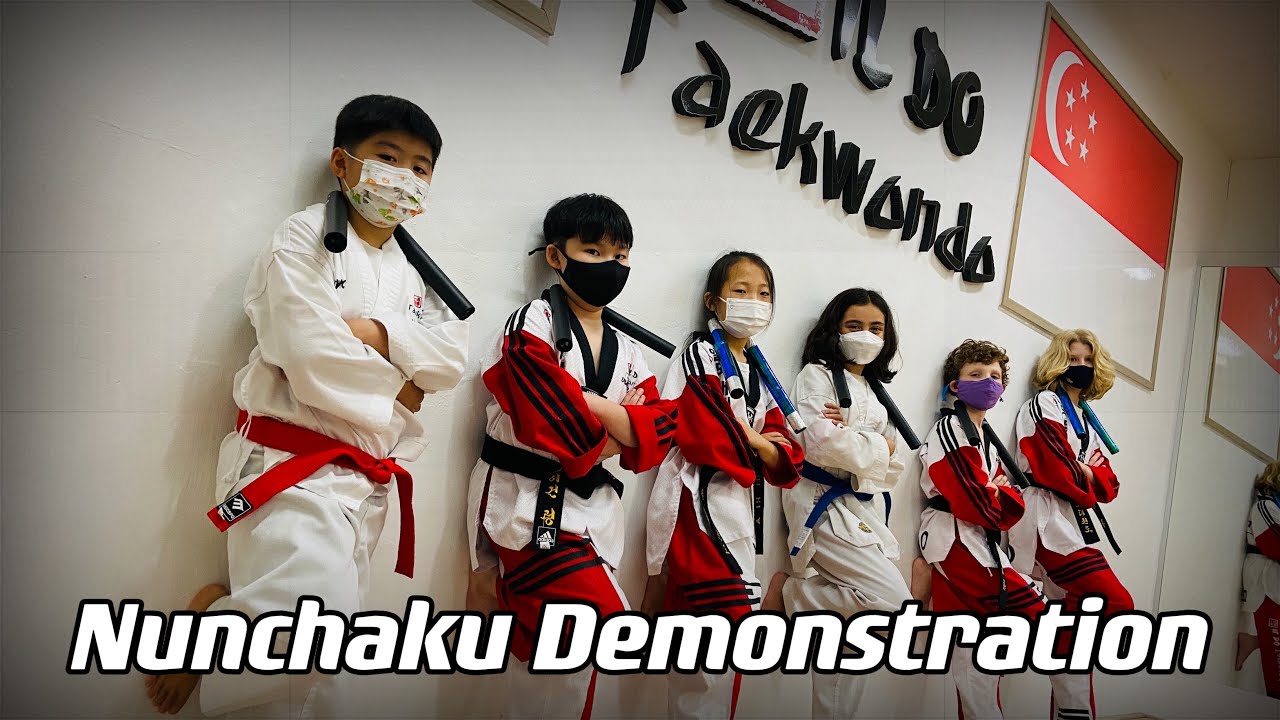 Nunchaku demonstration team ILDO TAEKWONDO YouTube