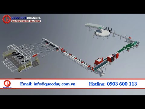 Video Dây chuyền ghép thanh tự động hoàn toàn I Làm kiểu này... - youtube