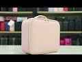 High Quality Makeup Carry Bag With Led Mirror Beauty Makeup Storage Bag Artist Luxury Cosmetic Bag
