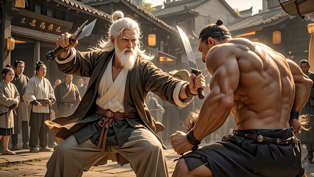 Старый мясник - мастер кунг-фу! Разрубил главаря мафии кухонным ножом