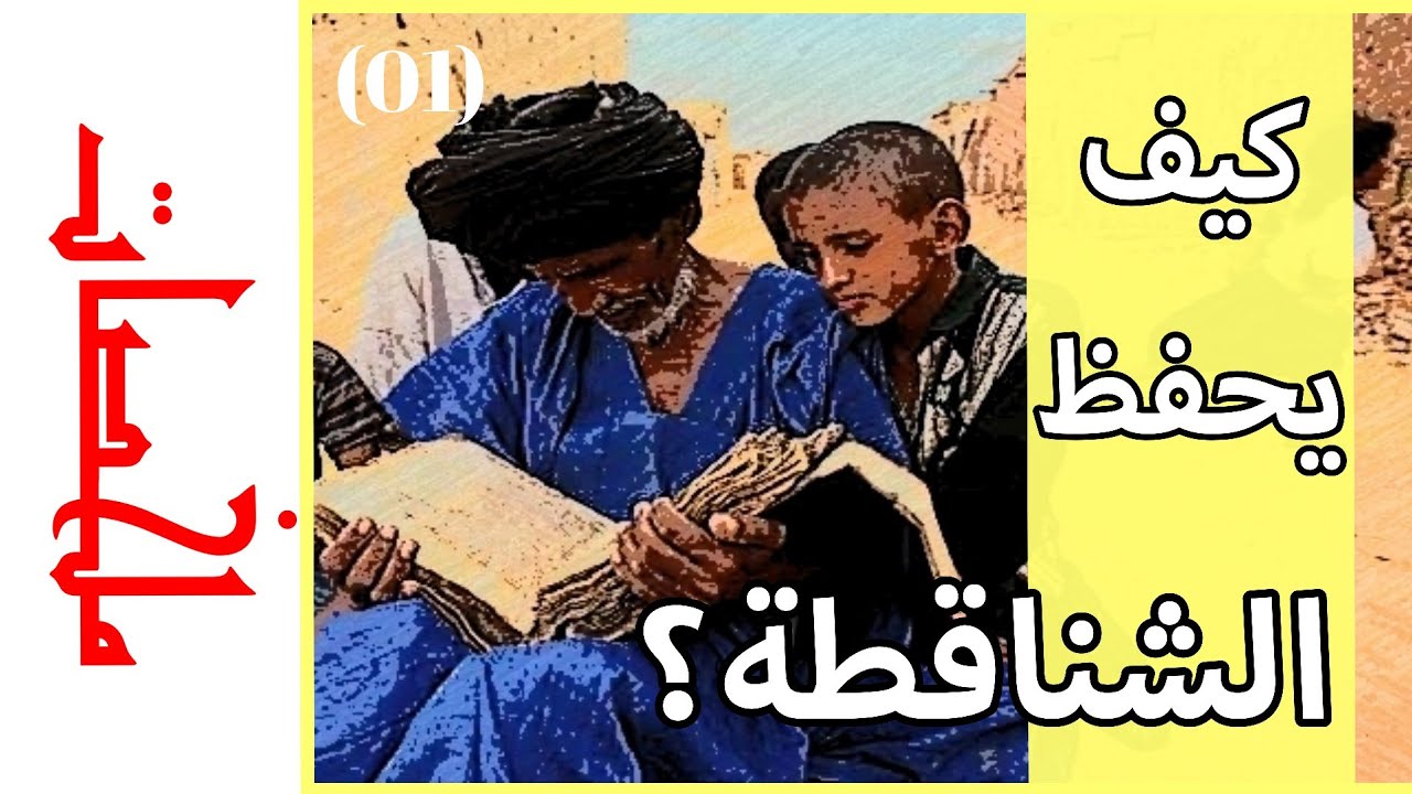 {ملخصات}(01) طريقة الشناقطة في الحفظ