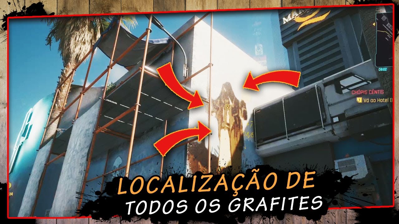 Miniatura do vídeo Cyberpunk 2077, Como encontrar todos os grafites | Super Dica #1
