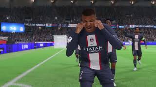 Retourner acrobatique de Mbappé Fifa23