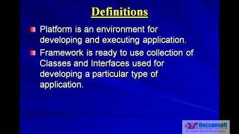 Microsoft  NET Framework Tutorial Video for beginners