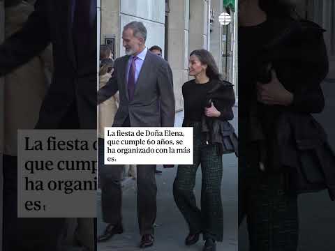 La Infanta Elena reúne a Juan Carlos I y al Rey Felipe por su 60 cumpleaños #JuanCarlosI #FelipeVI