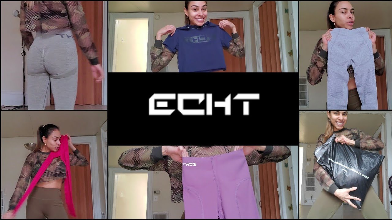 ECHT APPAREL try on haul 👟 #echt #echtapparel #gymootd #gymoutfit #a