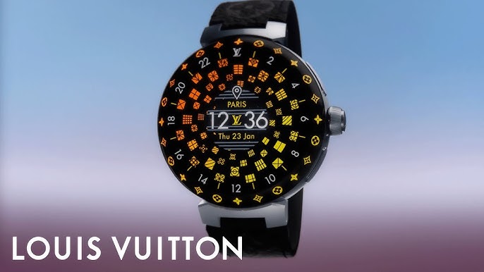 Louis Vuitton Tambour Horizon Light Up Connected Watch Brown