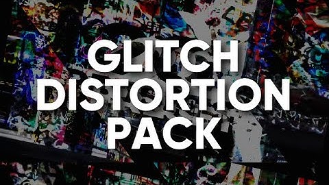Glitch Distortion Pack Premiere Pro Presets
