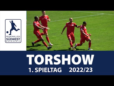 Torshow 1. Spieltag Regionalliga Südwest 2022/23