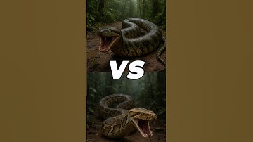 ANACONDA VS PYTHON: Giant Snake Death Match!