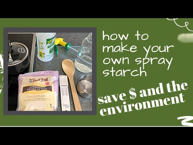 Homemade Ironing Starch - The Gracious Wife
