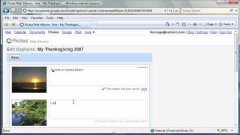 How to use PicasaWeb Part 3