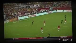 Thiago Alcantara gooooal' Barcelona vs Manchester United   1-2