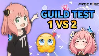 QUEEN GAMING 143 IS LIVE🔴FREE FIRE MAX|| GUILD TEST 1 VS 2💖🌸 #freefire #shorts
