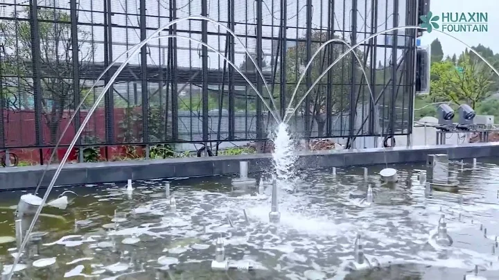 Effect Test Of Laminar Flow Jets | Huaxin Fountain