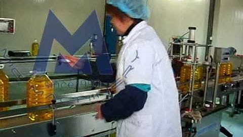 MIC-ZF8 Oil edible oil vegetable oil filling machine with press capping machine ( Manual put cap)