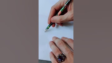 make triangle 3D with pencil only amazing trick very easy