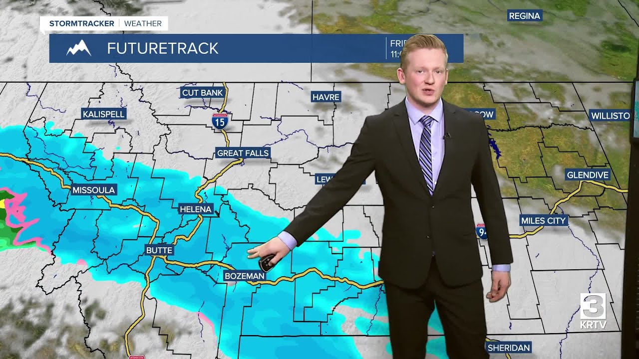 Winter storm timing and impacts for central Montana - YouTube