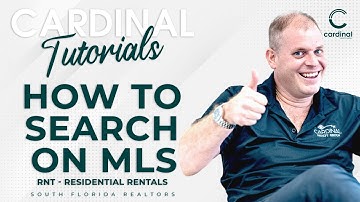 How to Find Rentals on your local MLS (Florida Realtors) - Cardinal Tutorials