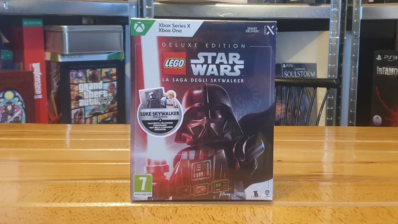 LEGO Star Wars: The Skywalker Saga  Deluxe Edition Unboxing + Steelbook 