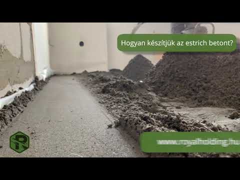 Videó: Betonpadló esztrich: öntés, eszköz, vastagság, szigetelés