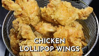 Fried Chicken Lollipop Wings  Recipe