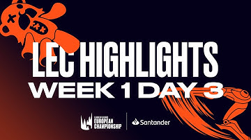 Full Day Highlights | W1D3 | 2022 LEC Summer