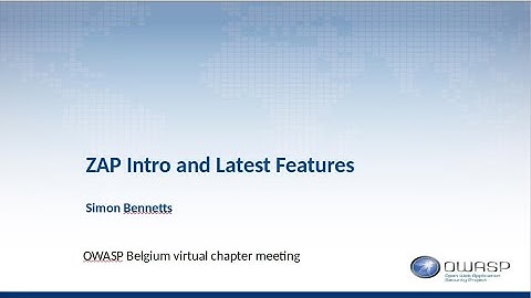OWASP Belgium Virtual Chapter Meeting - Simon Bennetts - April 2021