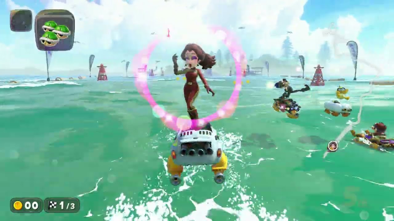 Shell Cup 150cc | Original Layout [Pauline | Baby Blooper] 3 Stars