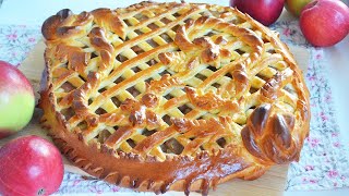 ВЫПЕЧКА С ЯБЛОКАМИ🥰Сдобный пирог с яблочной начинкой. | Apple pie