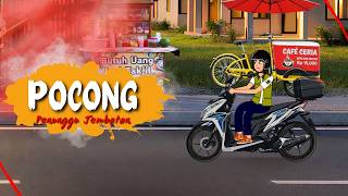 TERROR OF THE BRIDGE GUARDIAN POCONG - Part 1 | #horrorcomedy #indonesiananimation