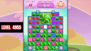 Candy Crush Saga Level 4955 - Rescue Jelly Bean (NO BOOSTERS) || 3 Stars 🌟🌟🌟 screenshot 5
