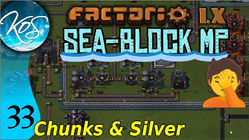 Factorio Seablock 33 CHUNKS & SILVER | MP with Mathias