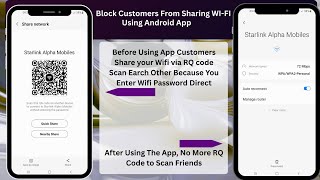 How Disable RQ Code | How to someone, from sharing | Scanning Wifi in Android Phone