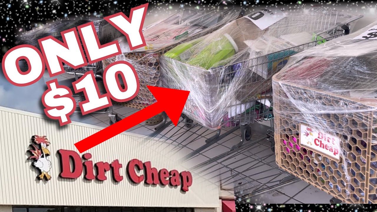🔥10 mystery basket 🛒, unboxing 💋 Dirt Cheap discount store 🏬 YouTube