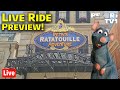 🔴Live: Remy's Ratatouille Adventure - Our First Ride Preview - Walt Disney World Live Stream
